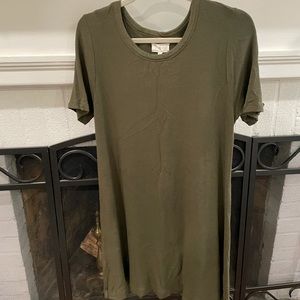Lou & Grey olive dress